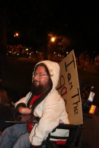 Russell at Occupy Sacramento